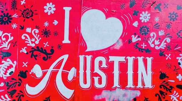 Gadekunst i Austin