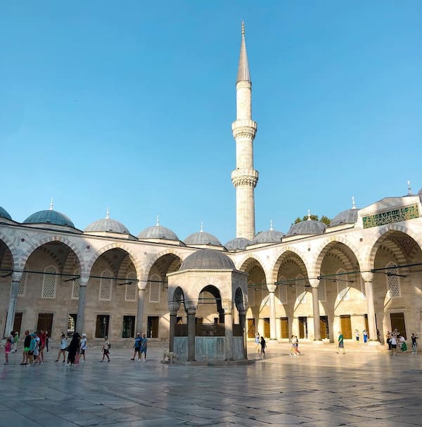 Den blå moské i Istanbul