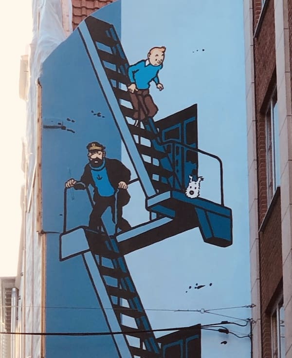 Tin Tin gadekunst