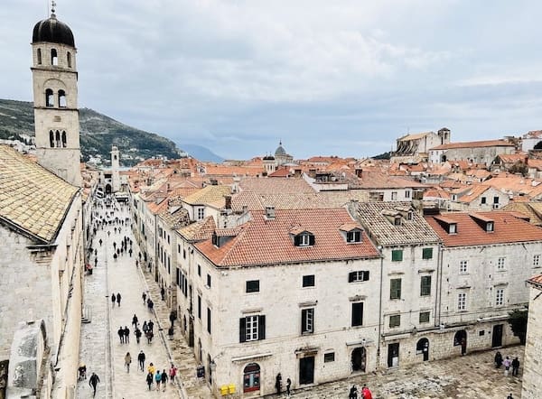Den gamle bydel i Dubrovnik