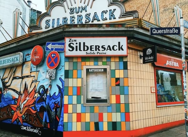 Reeperbahn i Hamborg