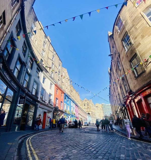 Den gamle bydel i Edinburgh