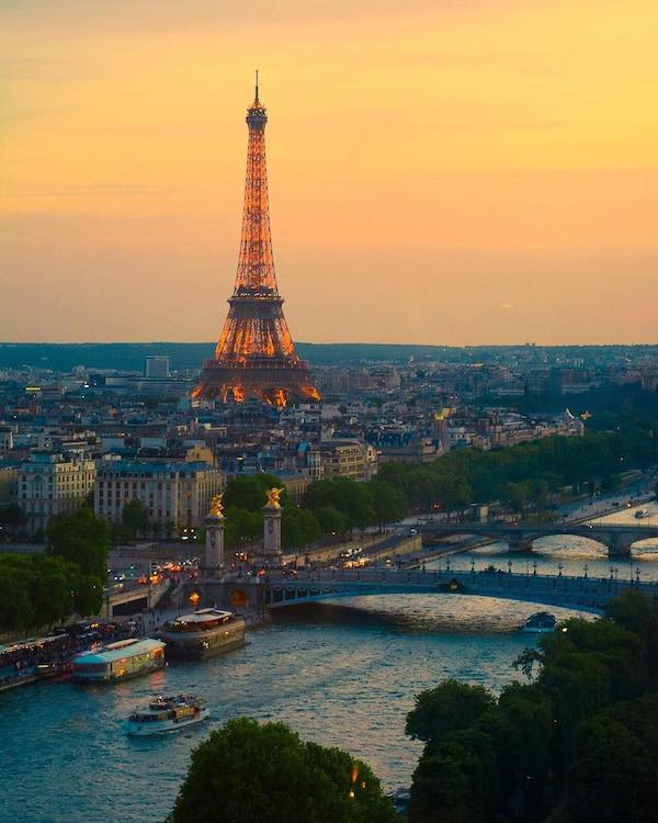 Eiffeltårnet i Paris