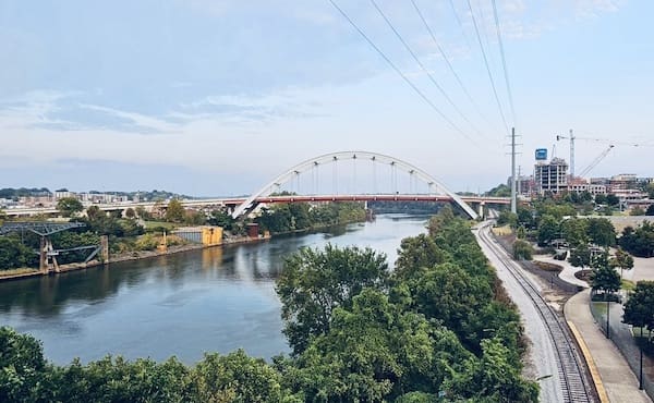Shelby Street Bridge Nashville