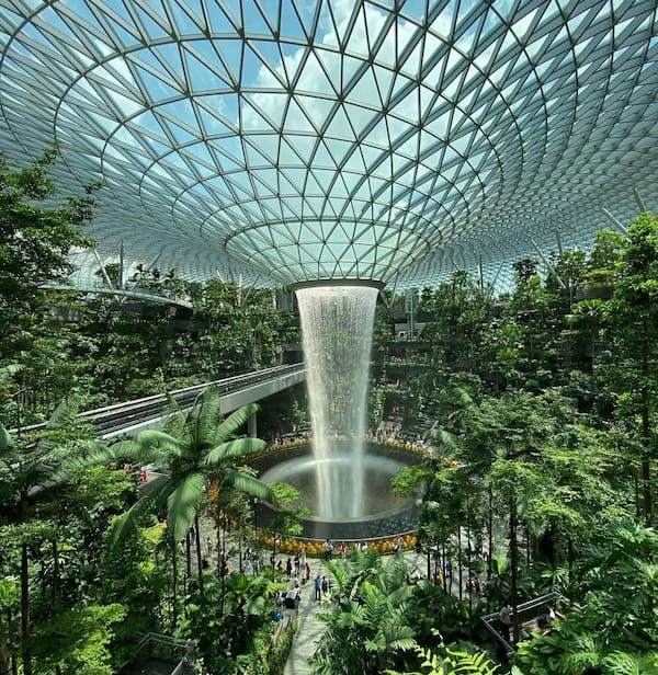 Vandfald i Singapore